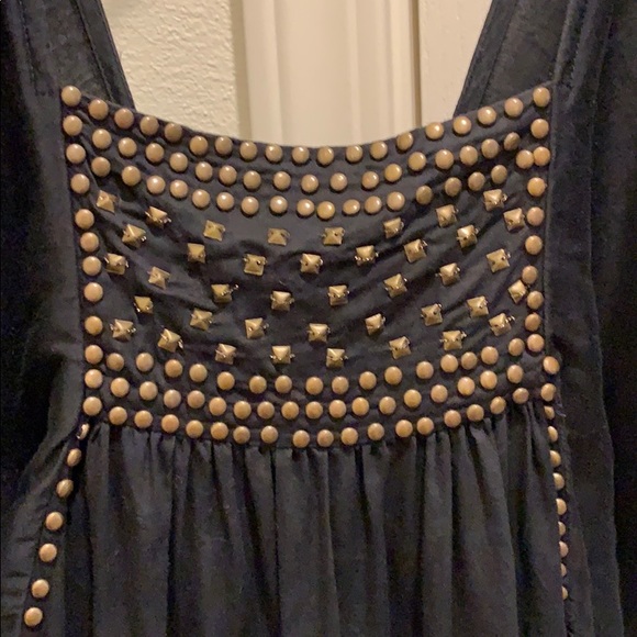 Black For Joseph dress with grommets and belt - Picture 3 of 8